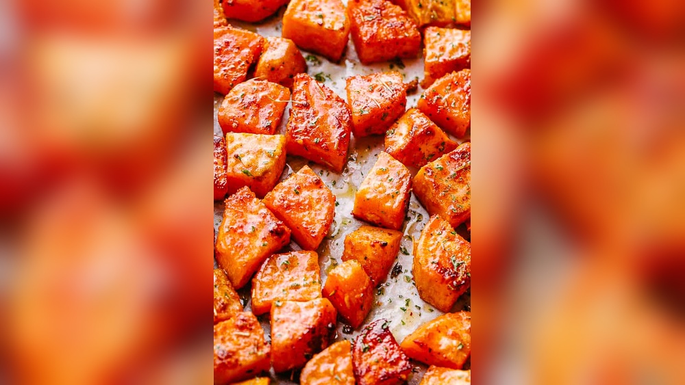 The Perfect Side Dish: Roasted Sweet Potatoes With Cloves And Honey.